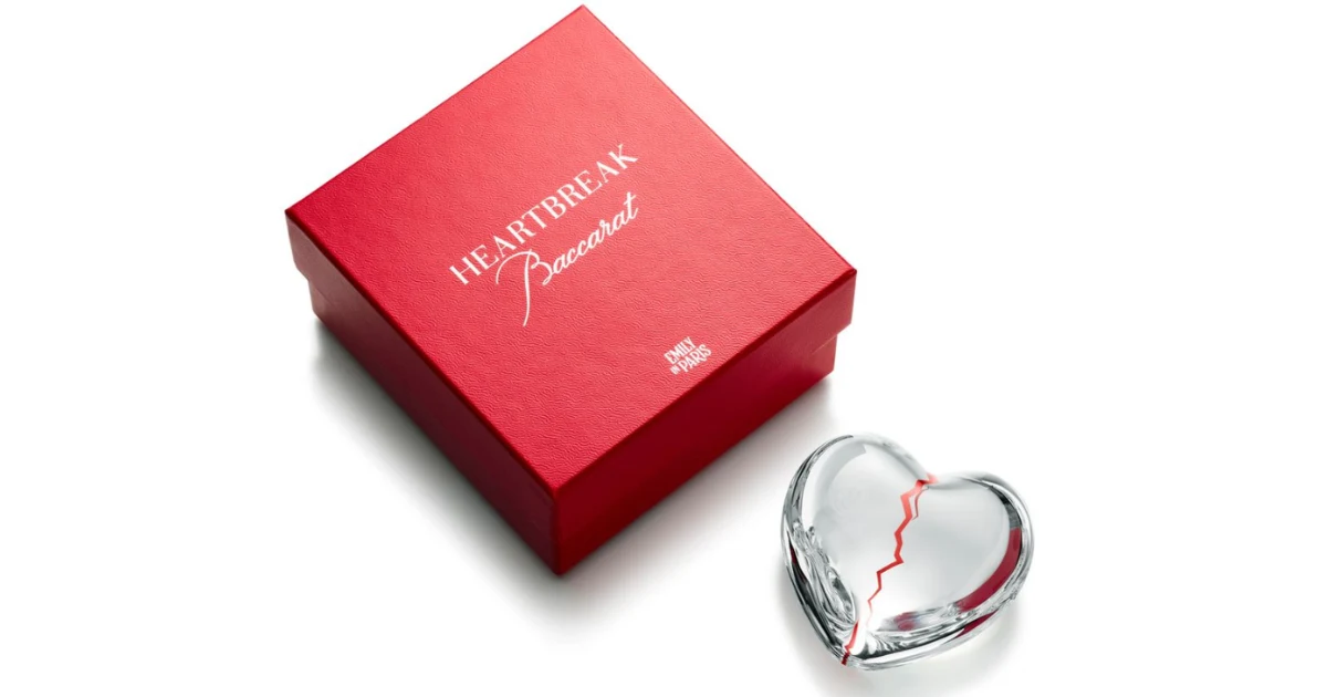 Baccarat unveils limited edition of Coeur Amor crystals | ELLE UZ