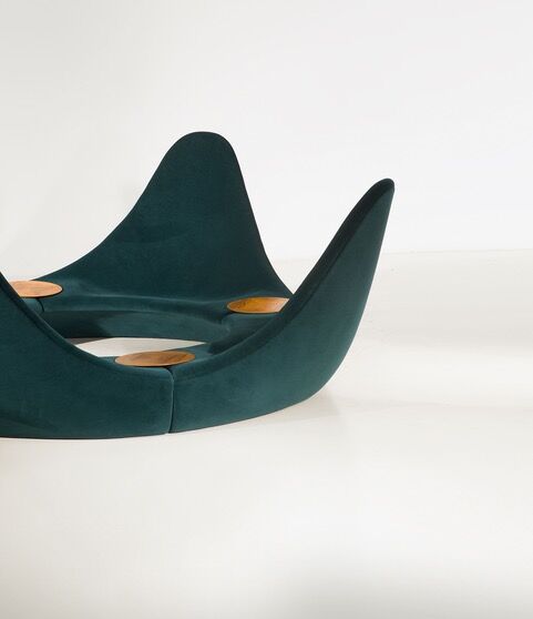 Detail of Flemming Agger’s Kronen sofa