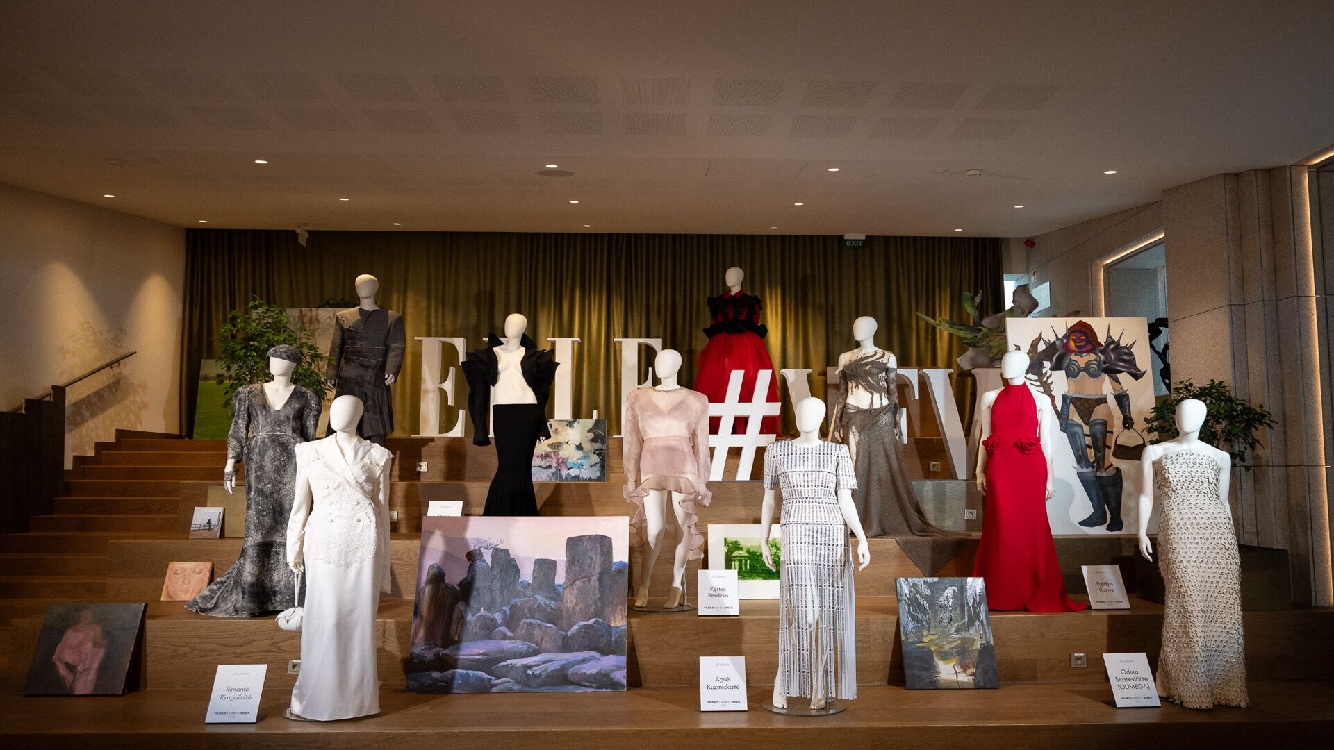 Fashion designs and artworks at The Bridge exhibition